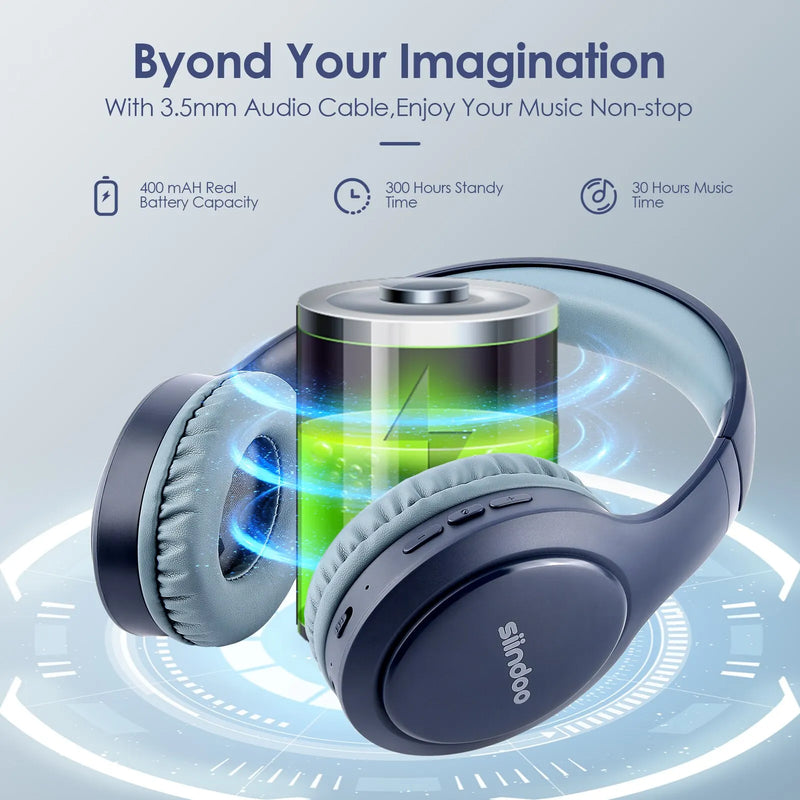 Siindoo JH-919 Wireless Bluetooth Headphones