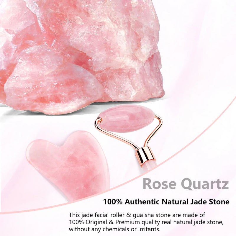 Natural Rose Quartz Jade